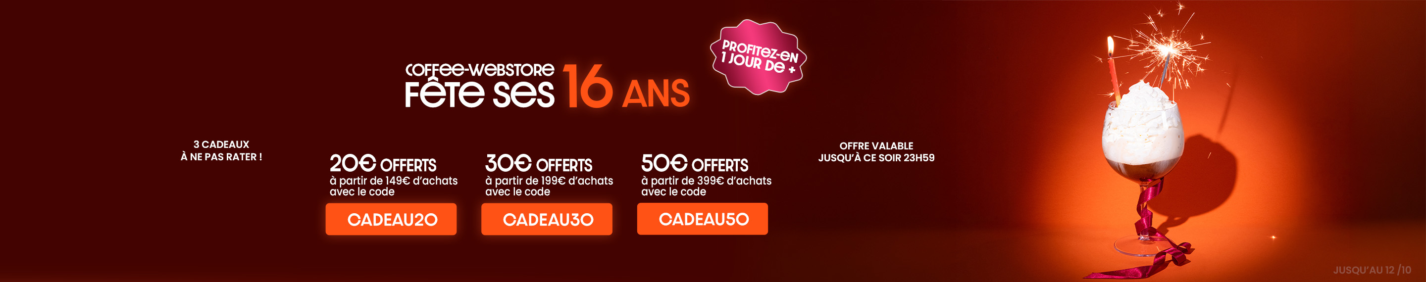 16 ans de Coffee-Webstore